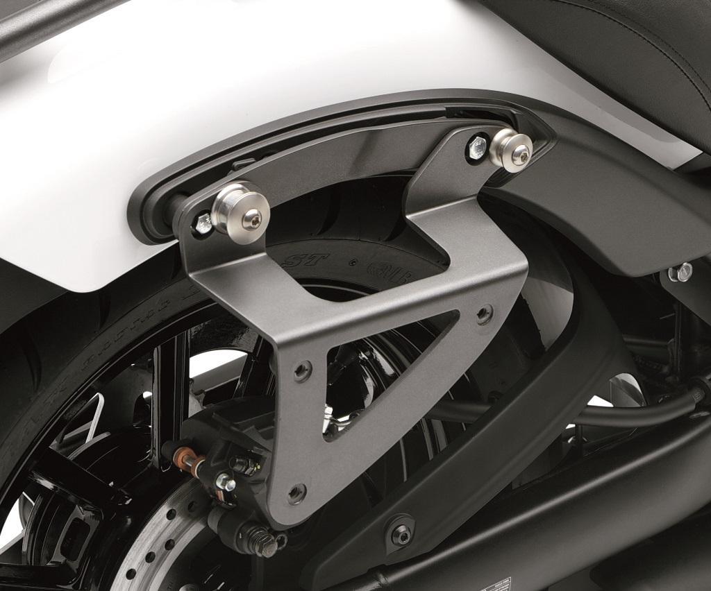 Halterungen für Leder-Seitentaschen Quick Release für Vulcan S (Bj.15-19) Original Kawasaki