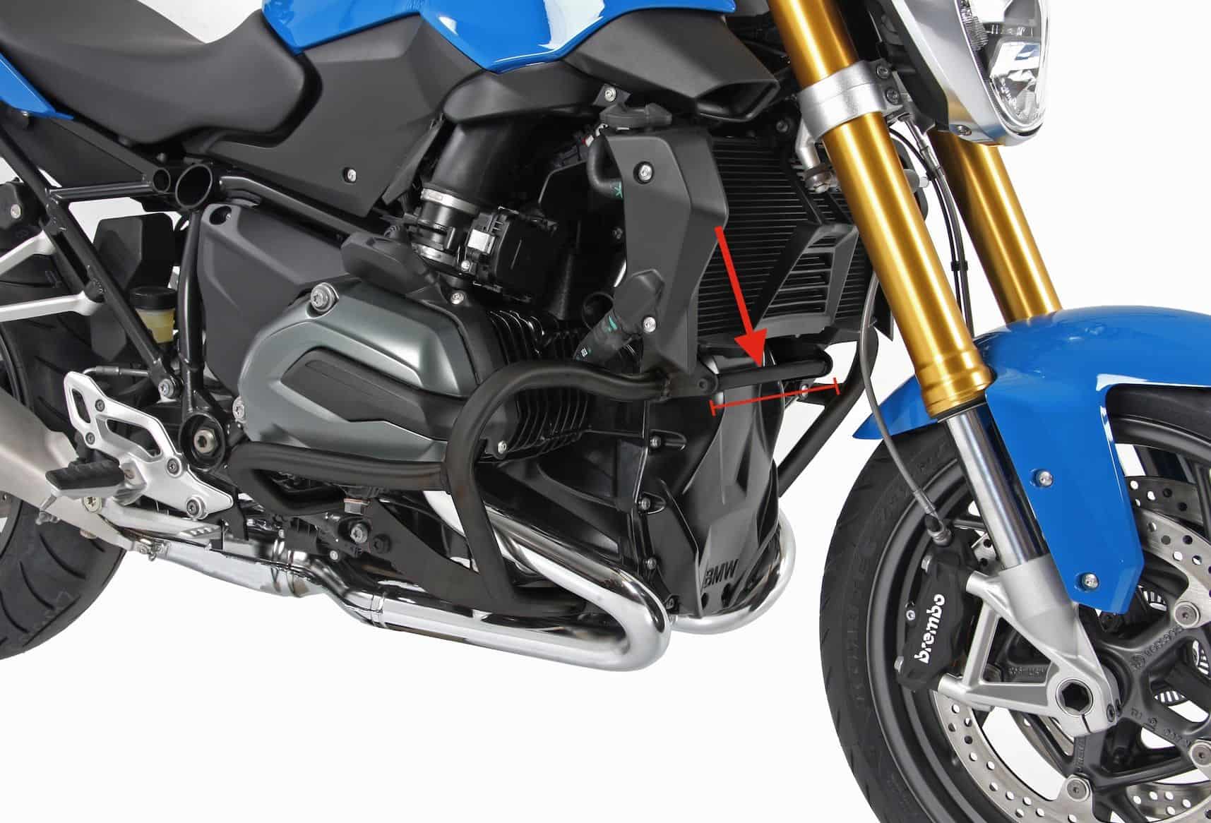 Versteifungsstrebe silber für Motorschutzbügel für BMW R 1200 GS LC (13-18) Hepco & Becker