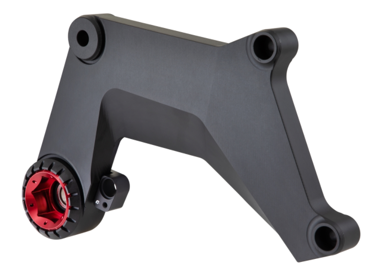 Schwingarm für Rennauspuff, hinten für Vespa GTS/​GTS Super/​GTV 125-300ccm mit ABS, schwarz
