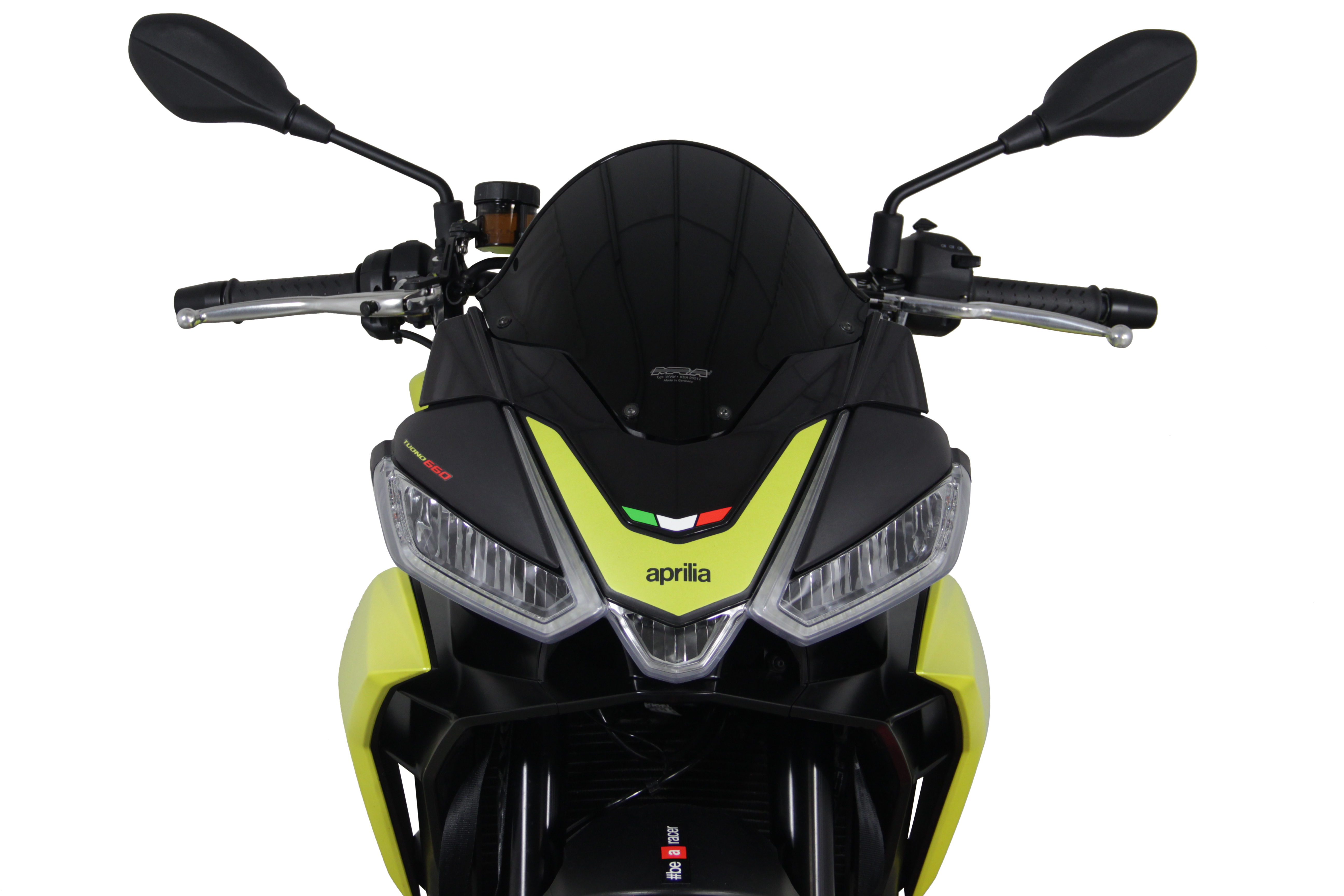 MRA Originalformscheibe "O" schwarz Aprilia Tuono 660 / V4 Factory (21-)