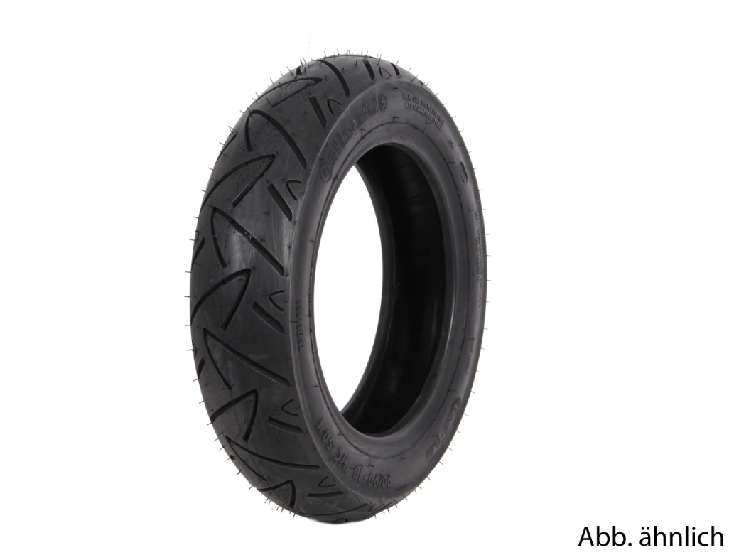 Continental Reifen 100/80-10, 58M, TL/TT, Twist, vorne/hinten