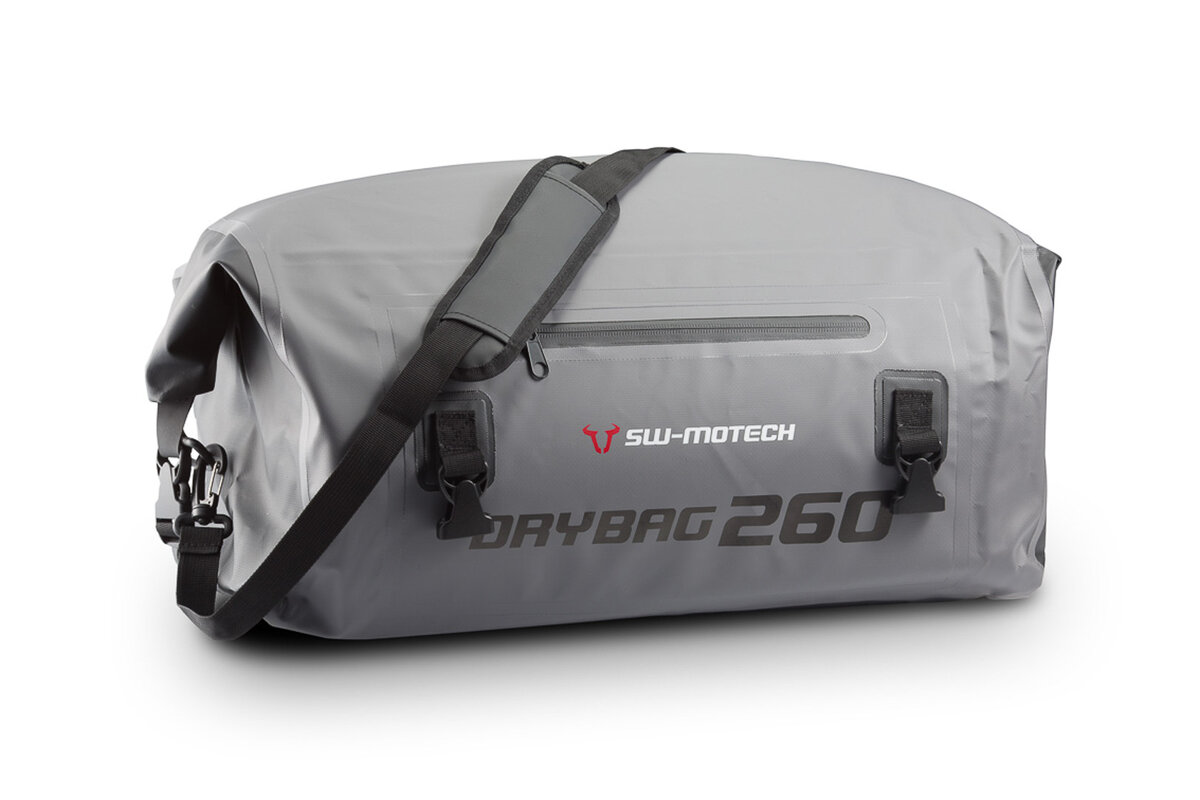 SW-Motech Drybag 260 Hecktasche für Kawasaki GTR 1400, grau / schwarz