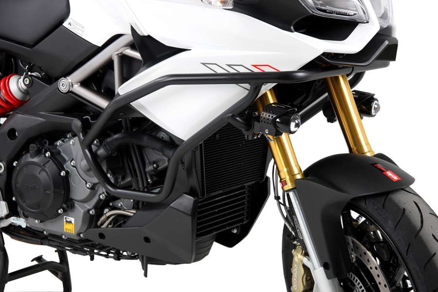 Tank- & Motorschutzbügel schwarz für Aprilia Caponord 1200 (Bj.13-16) Hepco & Becker