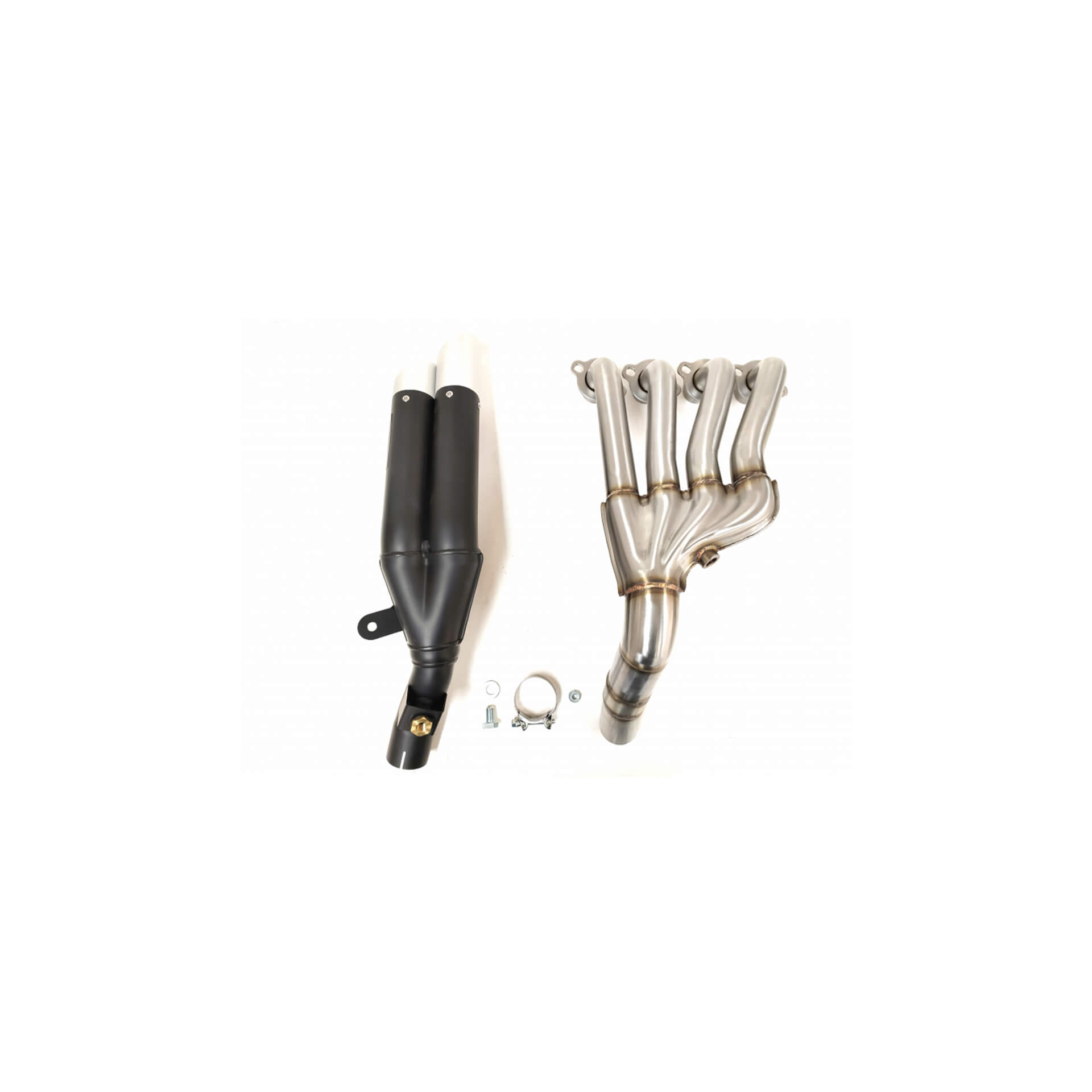 IXIL Hyperlow XL Komplettanlage Honda CB 650 R /CBR 650 R, Edelstahl schwarz, E-geprüft, Euro5