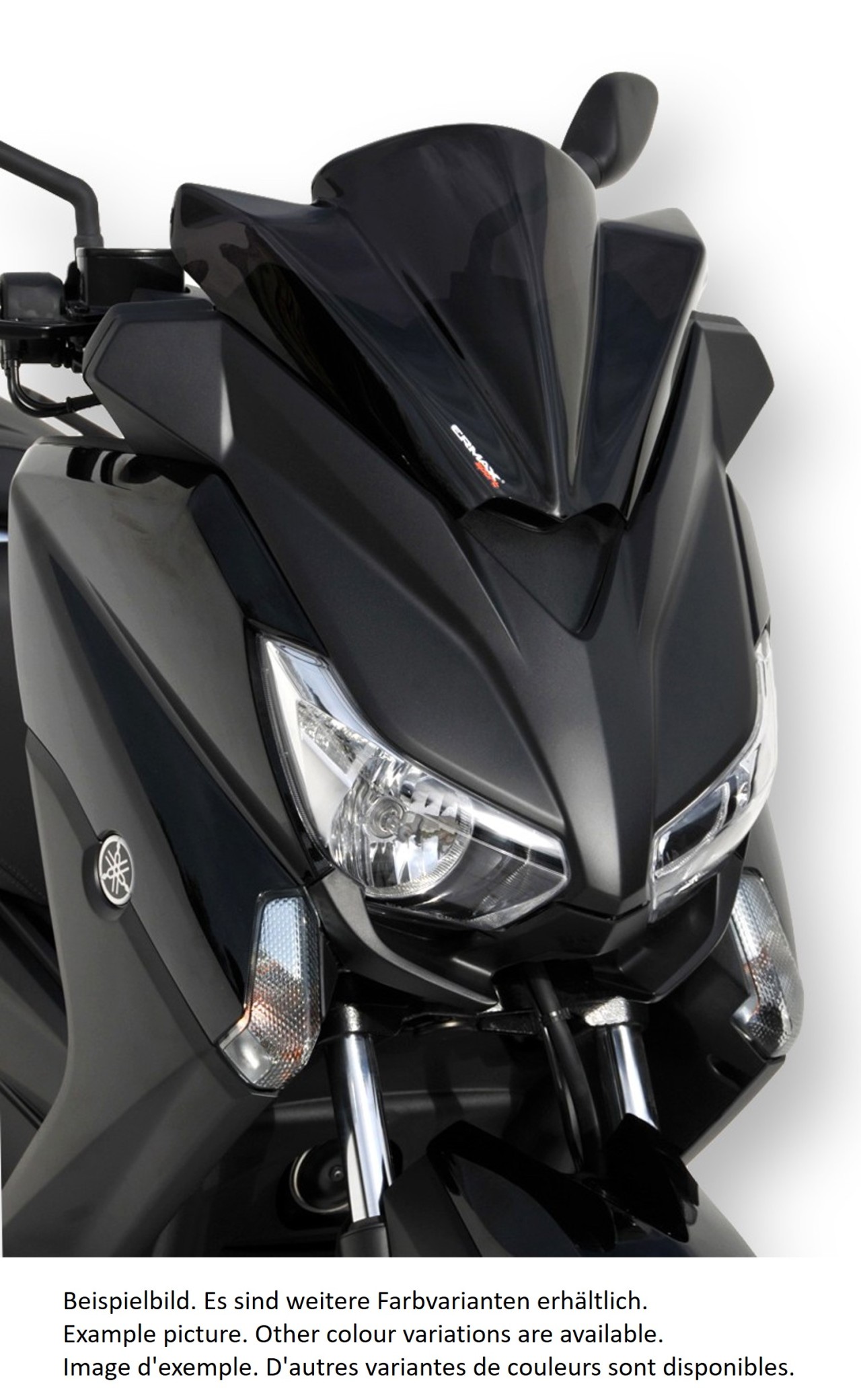Windschild ERMAX Sport H 310 mm für Yamaha X-MAX 125 /250 (14-17), klar