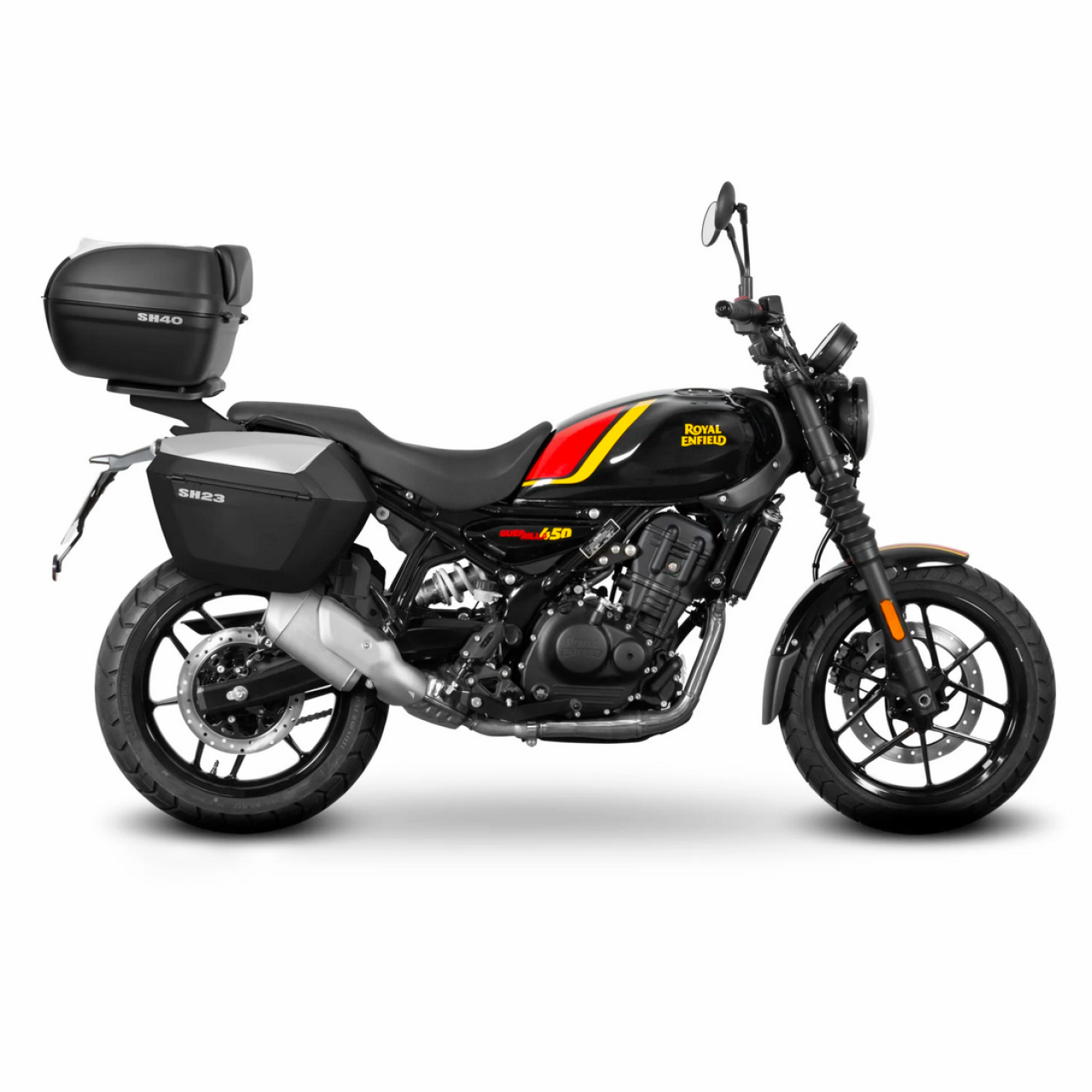 Shad Top Case Träger schwarz lackiert für Royal Enfield Guerrilla 450 (24-25)