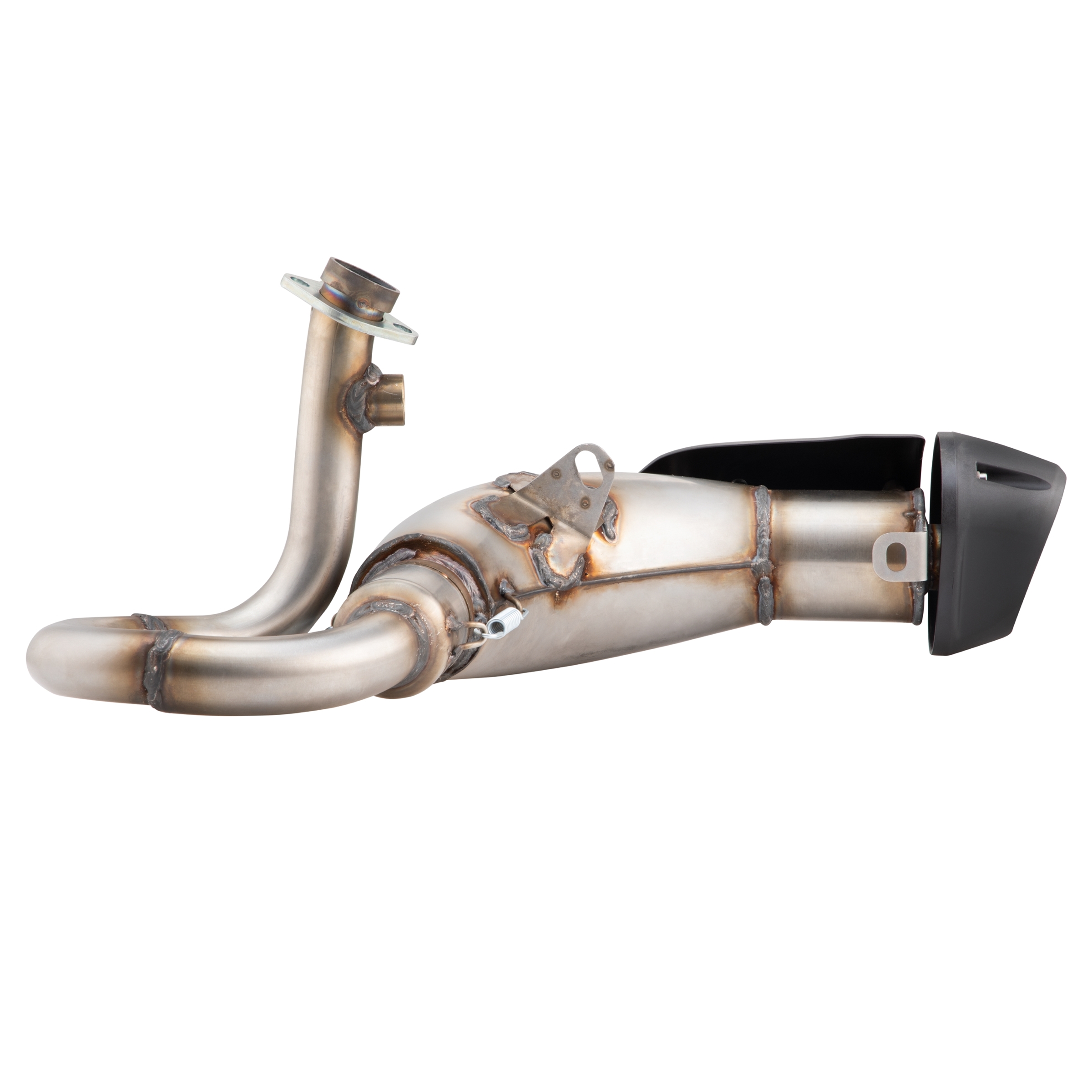 Rennauspuff für Vespa GTS/​GTS Super/​GTV/​GT 60 125-300ccm i.e., 4T, LC, Edelstahl