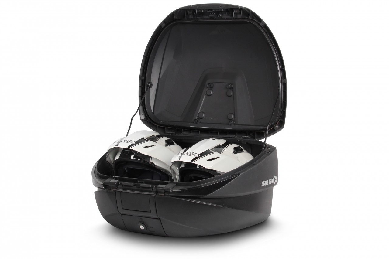 Shad Top Case SH59X, schwarz mit Aluminiumdeckel, 58l