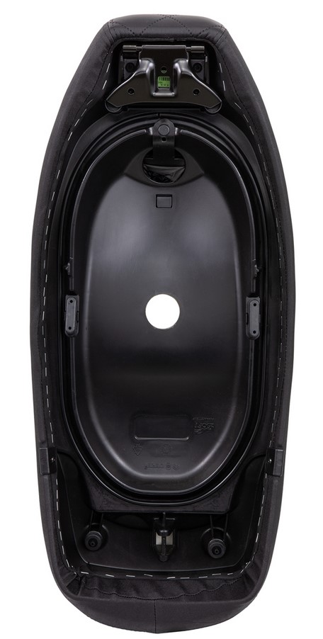 Sportsitzbank Black Edition für Vespa GTS/​GTV/GT 125-300ccm ('03-'13), schwarz