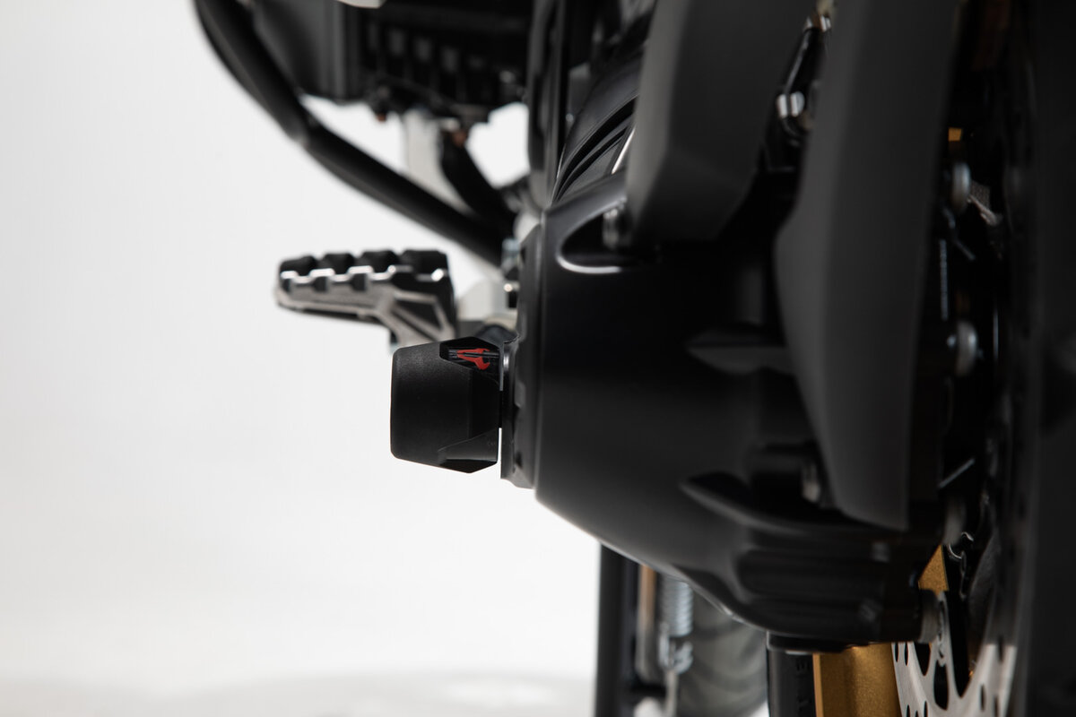 SW-Motech Sturzpad-Kit für Hinterachse schwarz für BMW-Modelle mit Einarmschwinge hinten