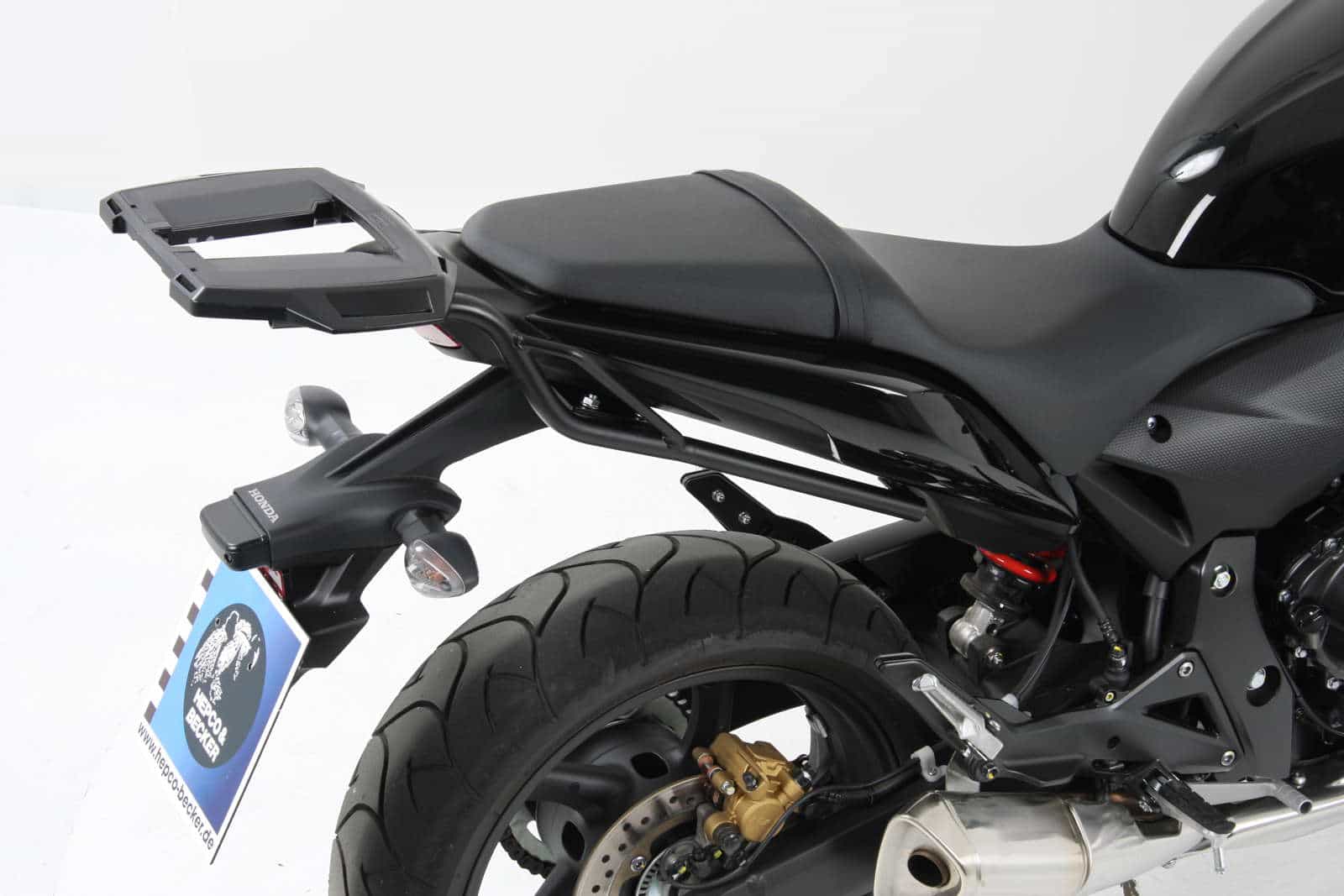 Alurack Topcaseträger schwarz für Honda NC 750 Integra /DCT (14-15) Hepco & Becker