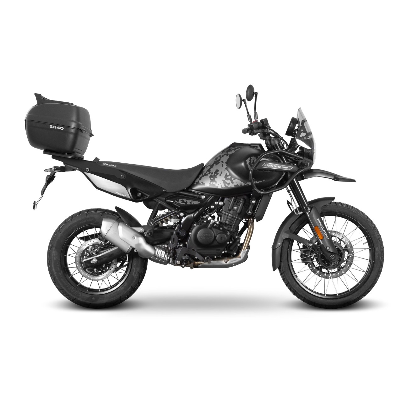 Shad Top Case Träger schwarz lackiert für Royal Enfield Himalayan 450 (26-)