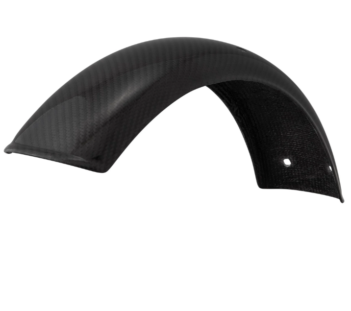 Kotflügel 2.0 Garelli EVO II ohne Halter für Vespa PX 80-200ccm, Carbon klar