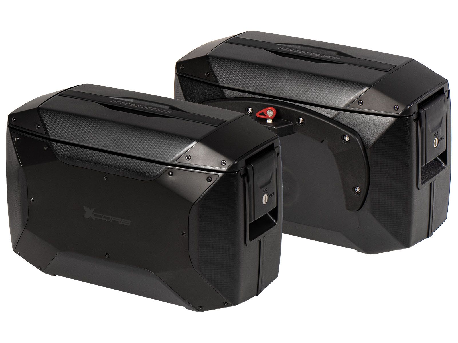Xcore Seitenkofferset schwarz für C-Bow Träger Hepco & Becker