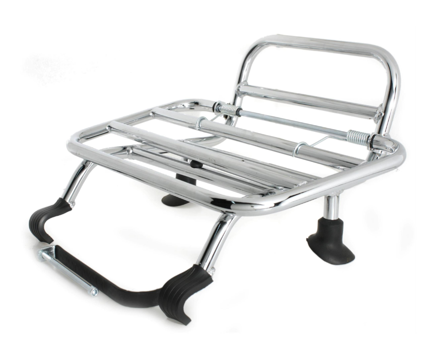 Gepäckträger vorne für Vespa GTS/​GTS Super/​GTV/​GT 60/​GT/​GT L 125-300ccm, klappbar, chrom