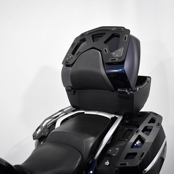 Gepäckträger für Topcase BMW K 1600 GT /R 1250 RT /R 1200 RT, Alu, schwarz