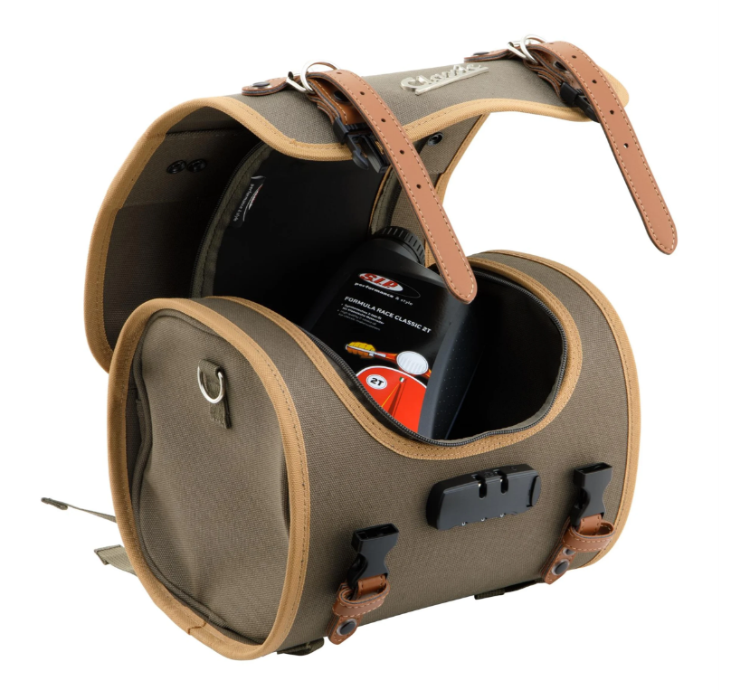 Tasche "Classic" klein für Vespa, Canvas, olive