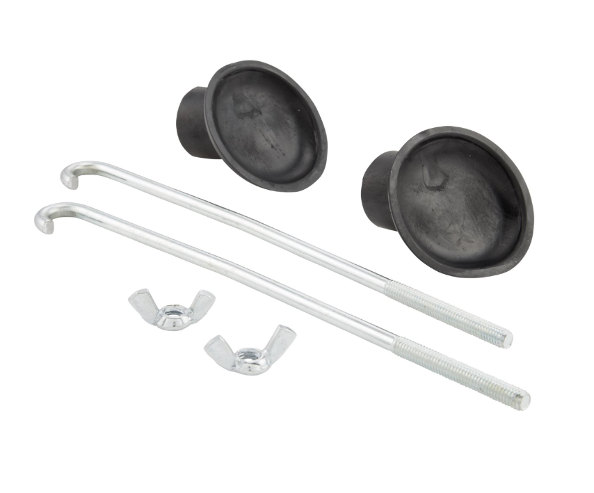 Gepäckträger vorne für Vespa PX 80-200ccm, klappbar, schwarz