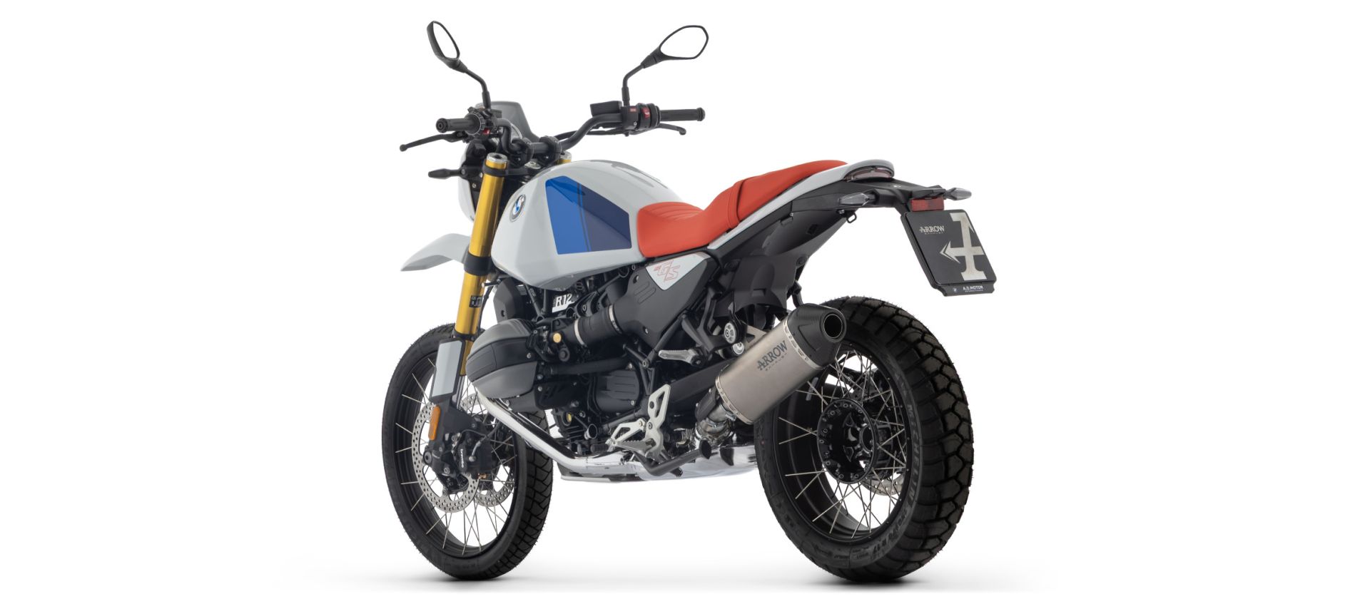 ARROW Auspuff EXPLORER Titan mit Carbon-Endkappe für BMW R12 G/S (25-)