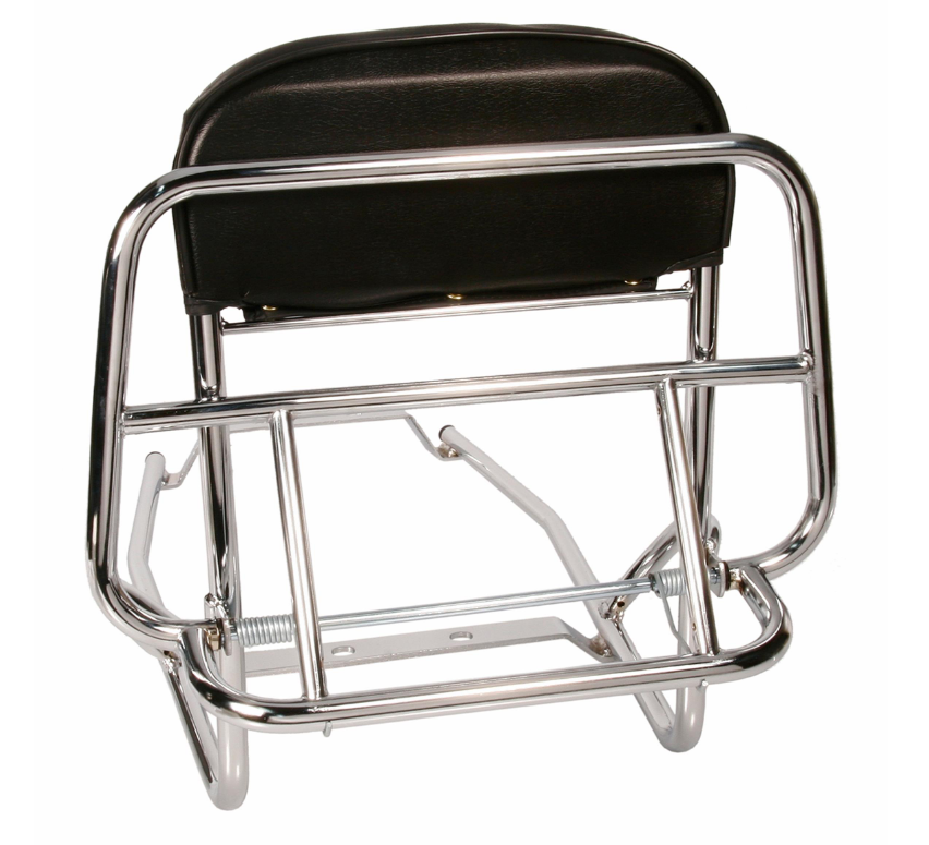 Gepäckträger hinten für Vespa PX 80-200ccm, klappbar, chrom
