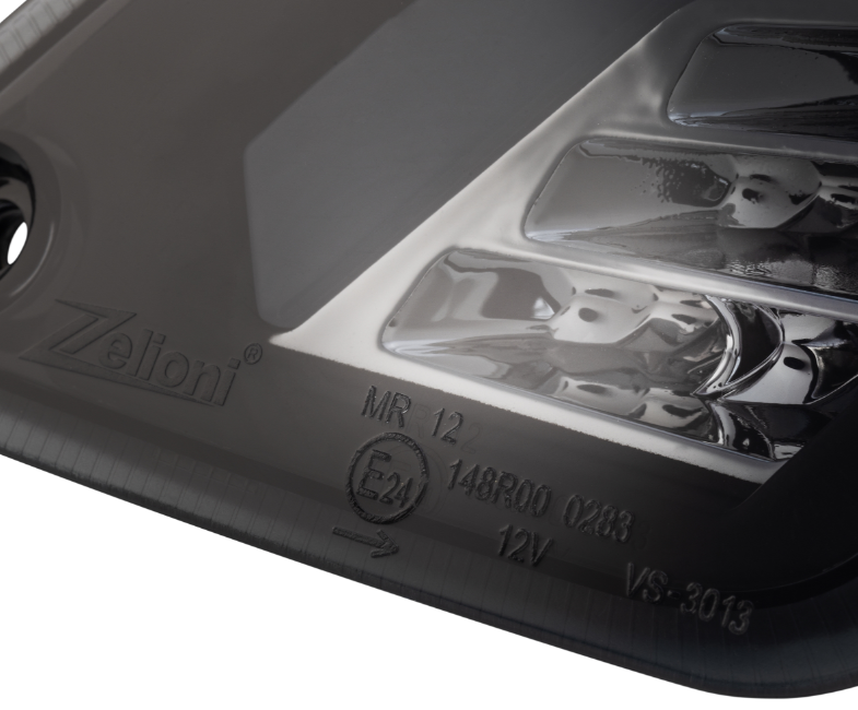 Blinker Kit ZELIONI vorne & hinten für Vespa GTS/​GTS Super/​GTV 125-300ccm, getönt