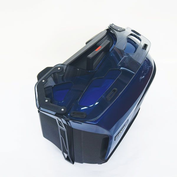 Gepäckträger für Seiten-Koffer BMW K 1600 GT/GTL, R 1250 RT, R 1200 RT, PMMA, leicht getönt