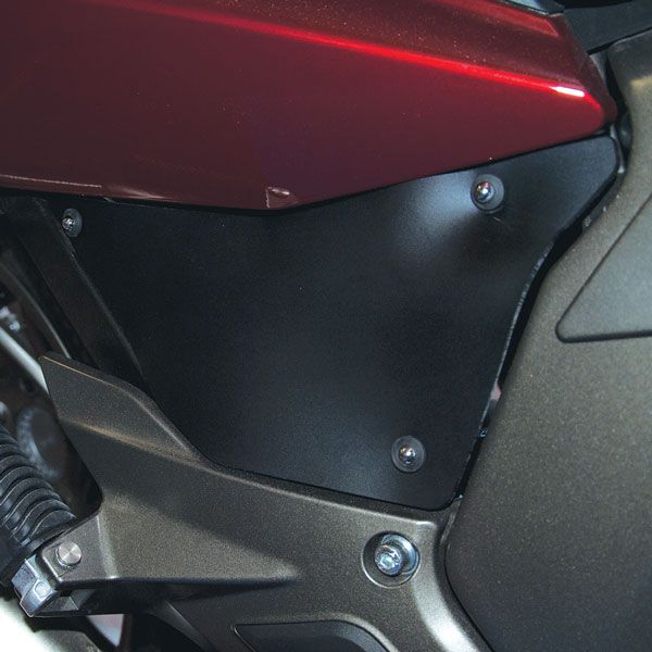 Seiten-Spritzschutz hinten für BMW K 1600 GT /GTL, Paar, schwarz matt