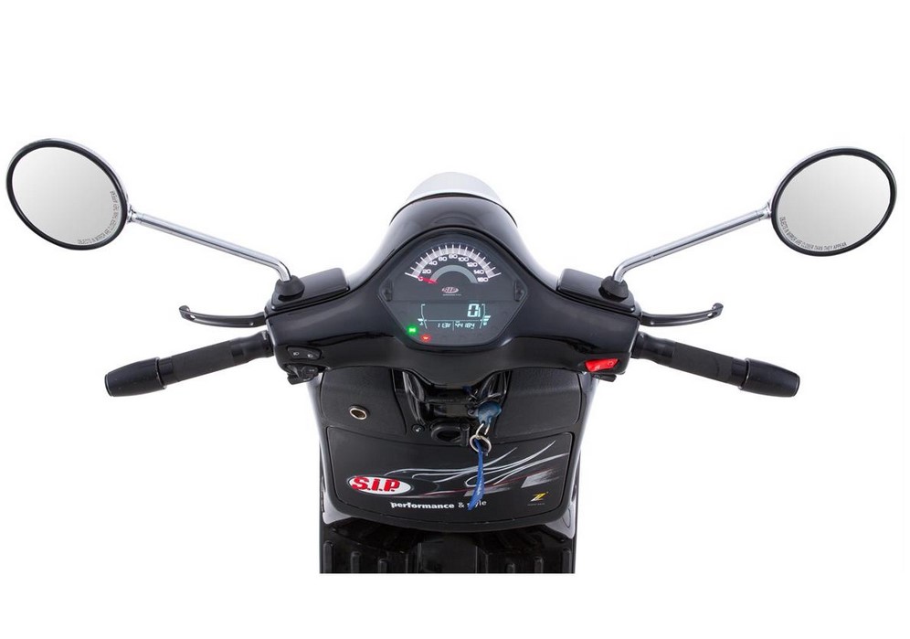 Drehzahlmesser/Tacho für Vespa GTS/​GTS Super/​GTS SuperSport, i.e., 125-300ccm (-'14), schwarz