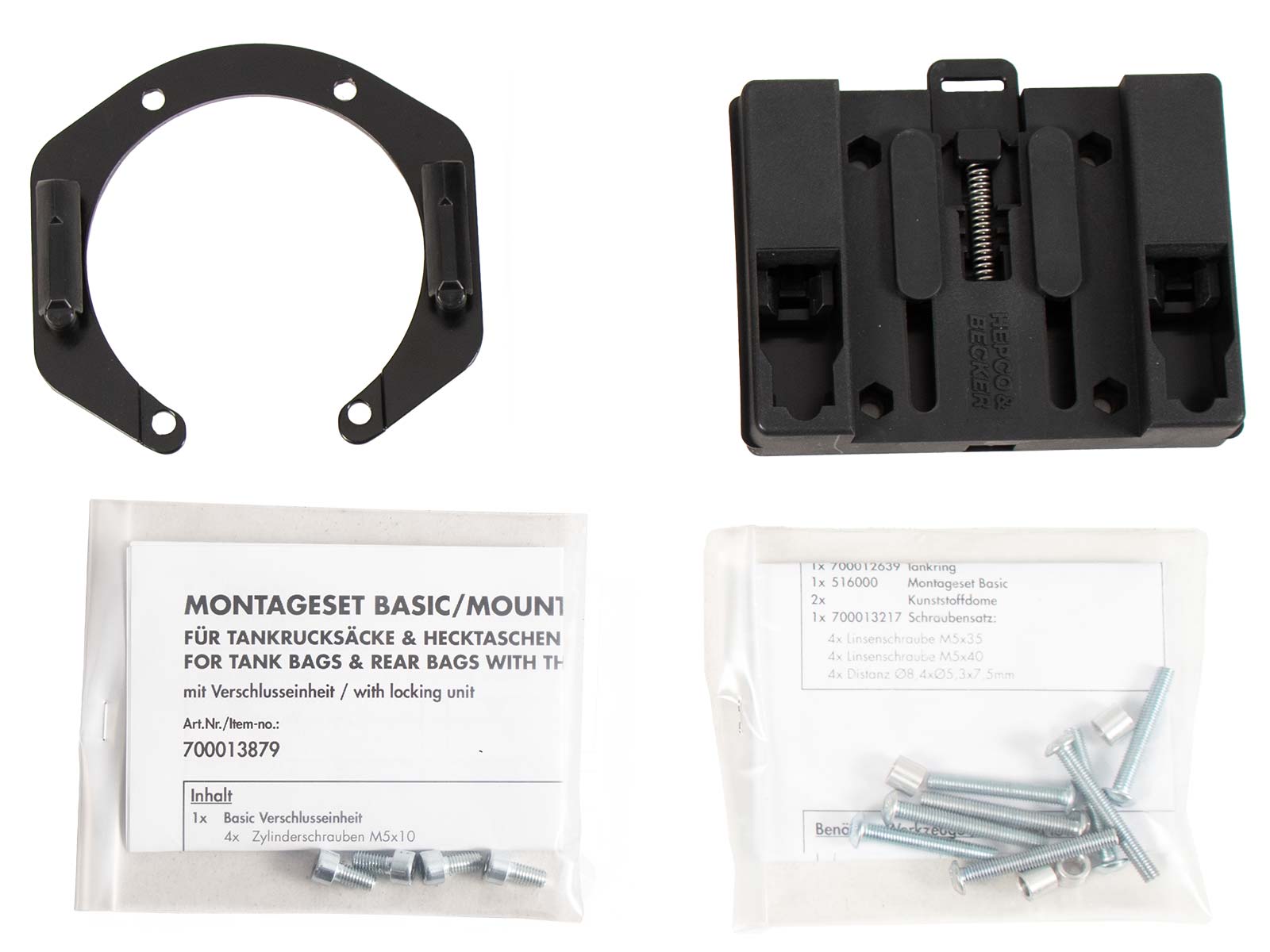 Tankring Basic inkl. Tankrucksackverschlusseinheit für BMW R 850 R (94-02)/R 1100 R (94-99)