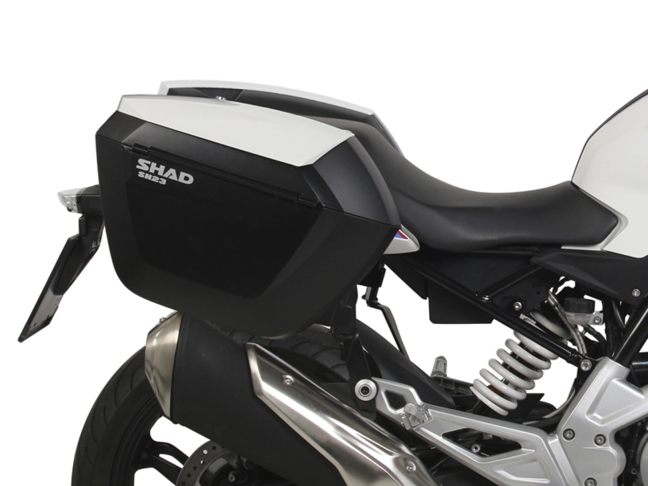 Shad Seitenkofferträger 3P System schwarz lackiert für BMW G 310 R / GS (17-25)