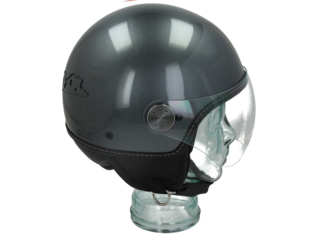 Vespa Jethelm Visor 3.0 Grau Travolgente (G03)