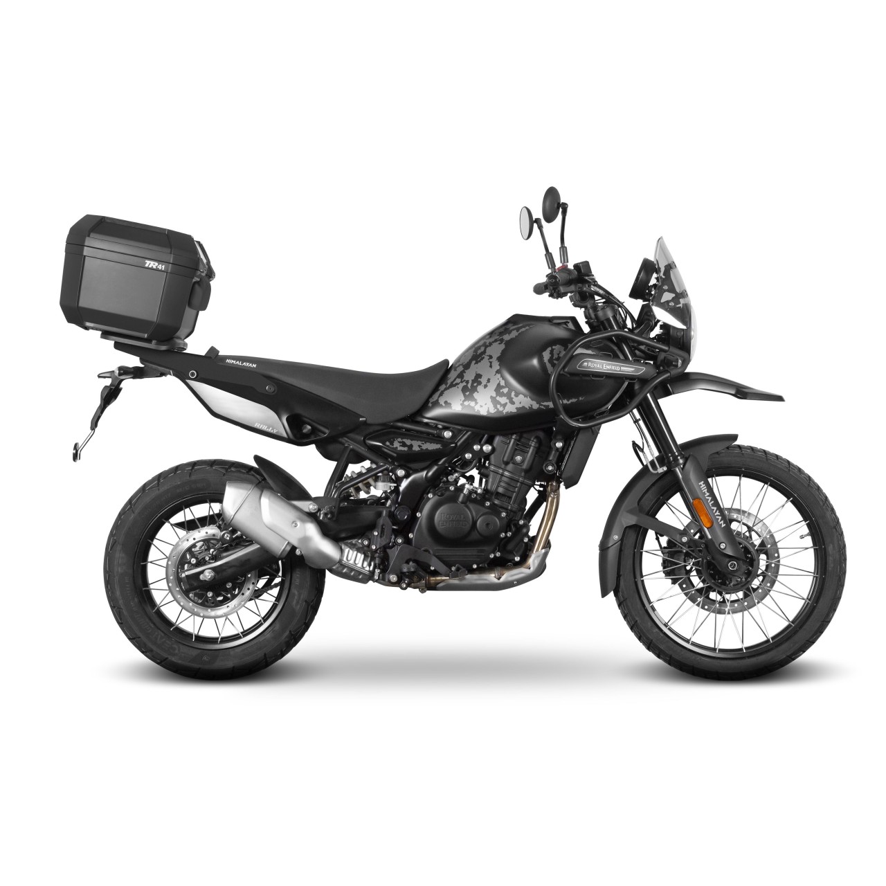Shad Top Case Träger schwarz lackiert für Royal Enfield Himalayan 450 (26-)