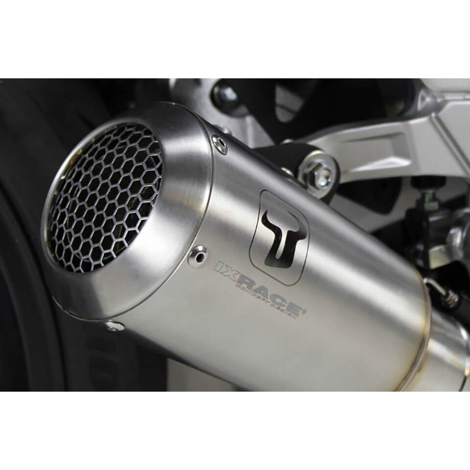 IXRACE MK2 Endtopf KTM Duke 125/390, RC 125/390, Edelstahl, E-geprüft, Euro4