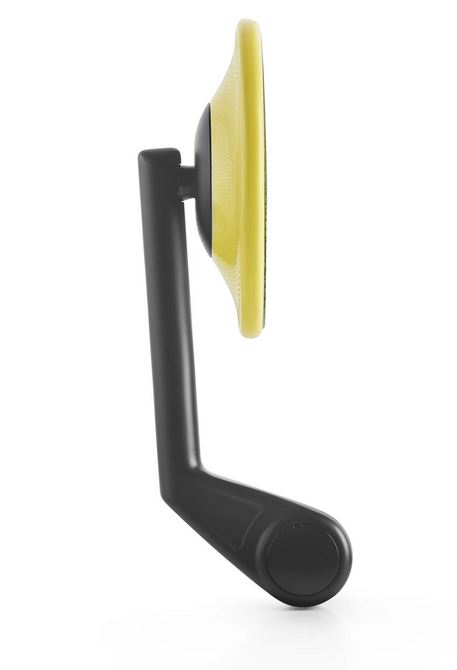 Lenkerendenspiegel RIZOMA E-POP links oder rechts für Vespa, schwarz/gelb