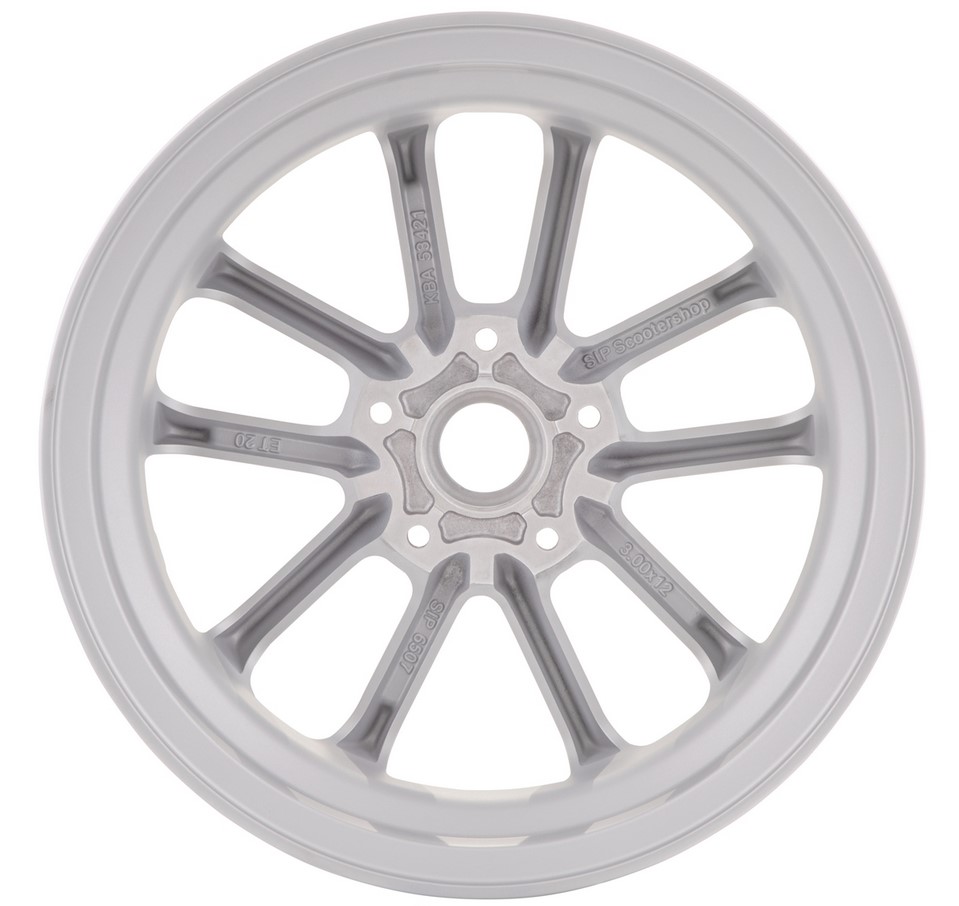 Felge vorne/hinten 12" für Vespa GTS/​GTS Super/​GTV/​GT 60/​GT/​GT L 125-300ccm, silber