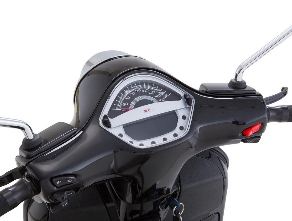 Drehzahlmesser/Tacho für Vespa GTS/​GTS Super 125-300ccm ('14-'16), silber