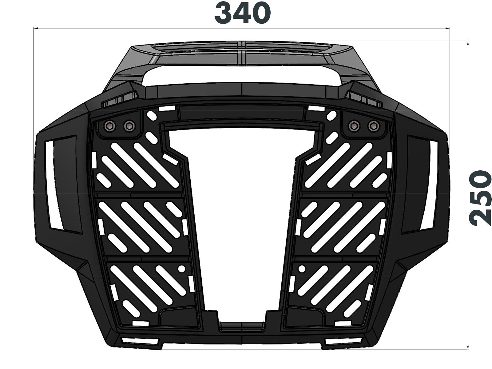 Alurack Topcase-Träger für BMW F 900 XR (25-) Hepco & Becker