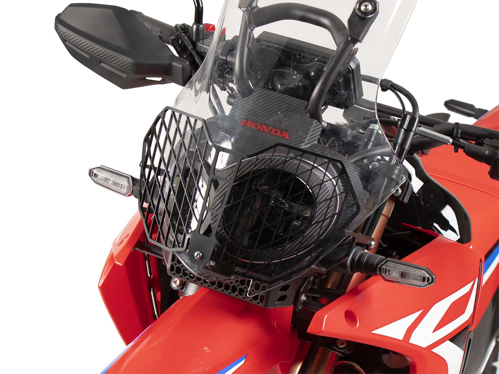 Lampenschutzgitter schwarz für Honda CRF 300 Rally (21-) Hepco & Becker