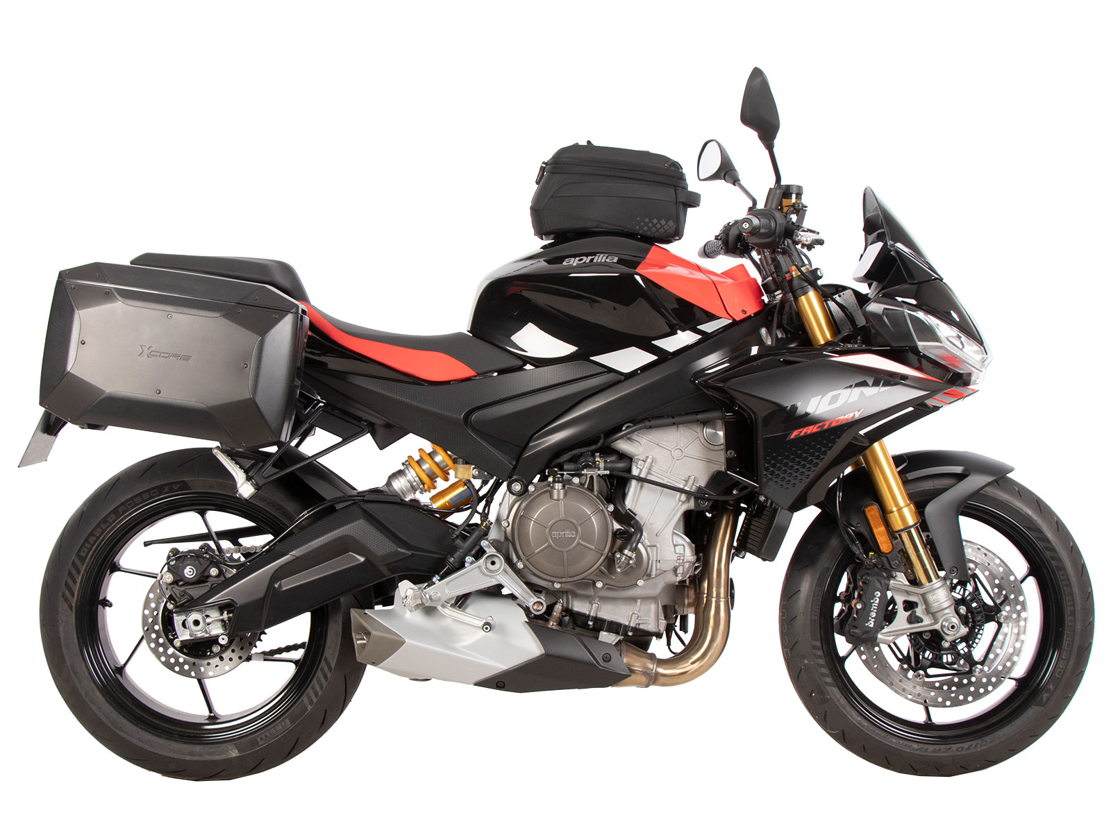 C-Bow Seitenträger schwarz für Aprilia Tuono 660 Factory (22-) Hepco & Becker
