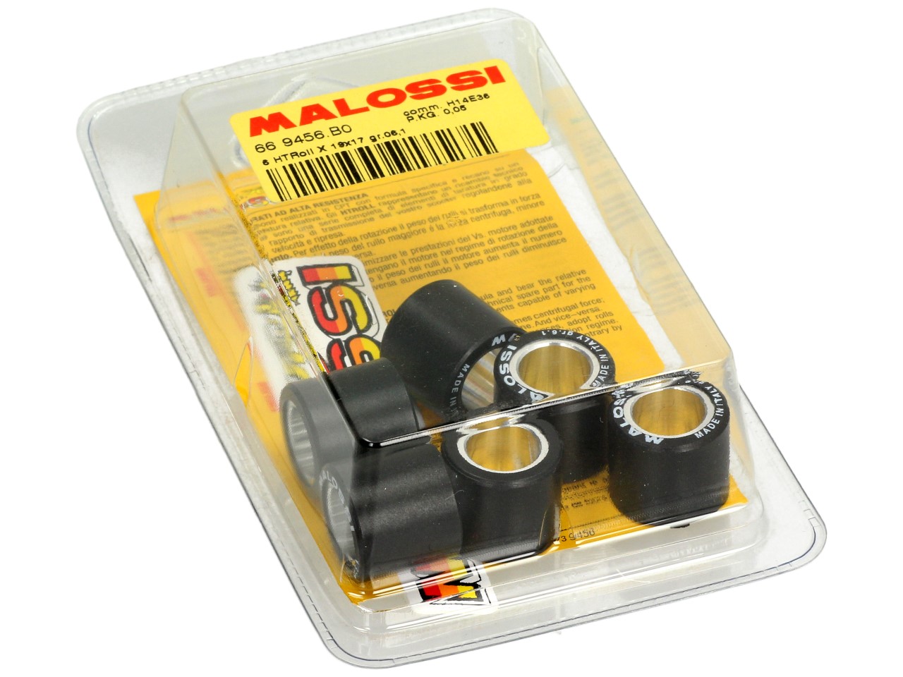 Malossi Variatorrollensatz, 19x17 mm, 6,1 g, Stück: 6