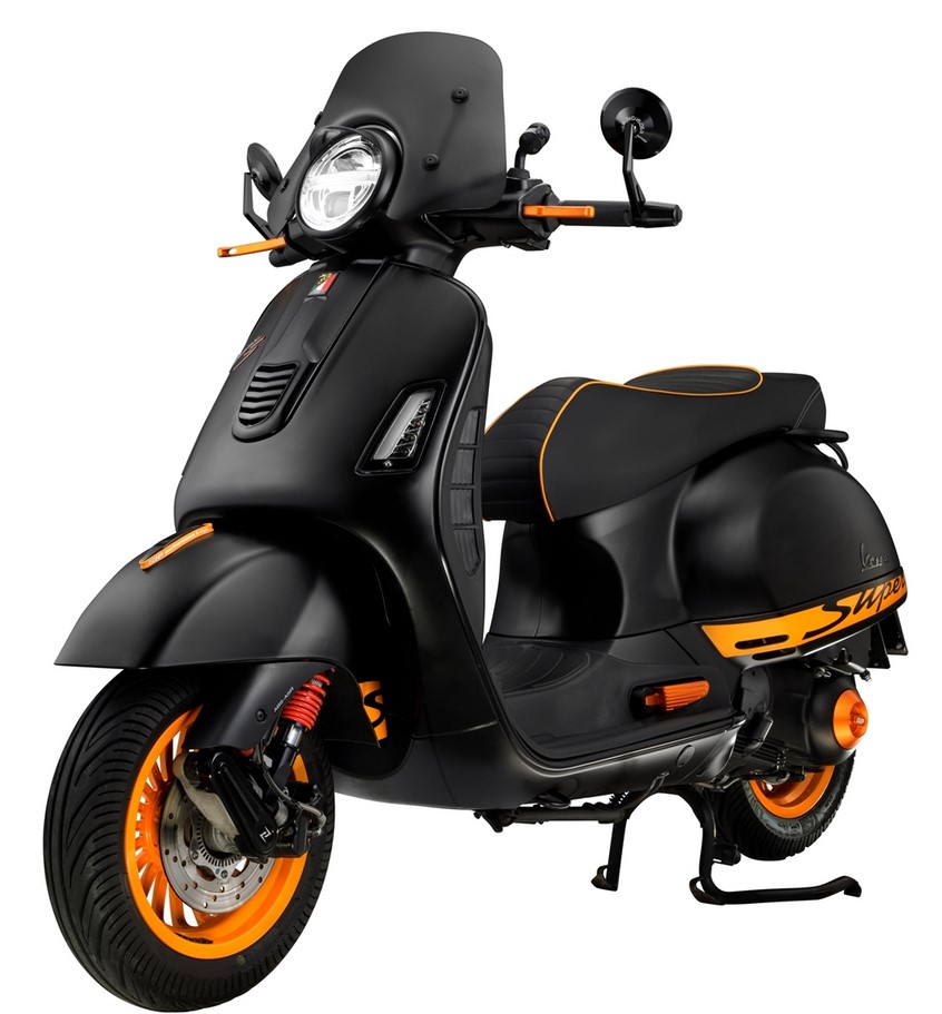 Abdeckung Variodeckel für Vespa, orange matt