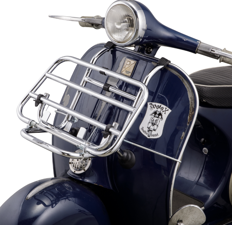 Gepäckträger vorne für Vespa PX 80-200ccm, klappbar, chrom