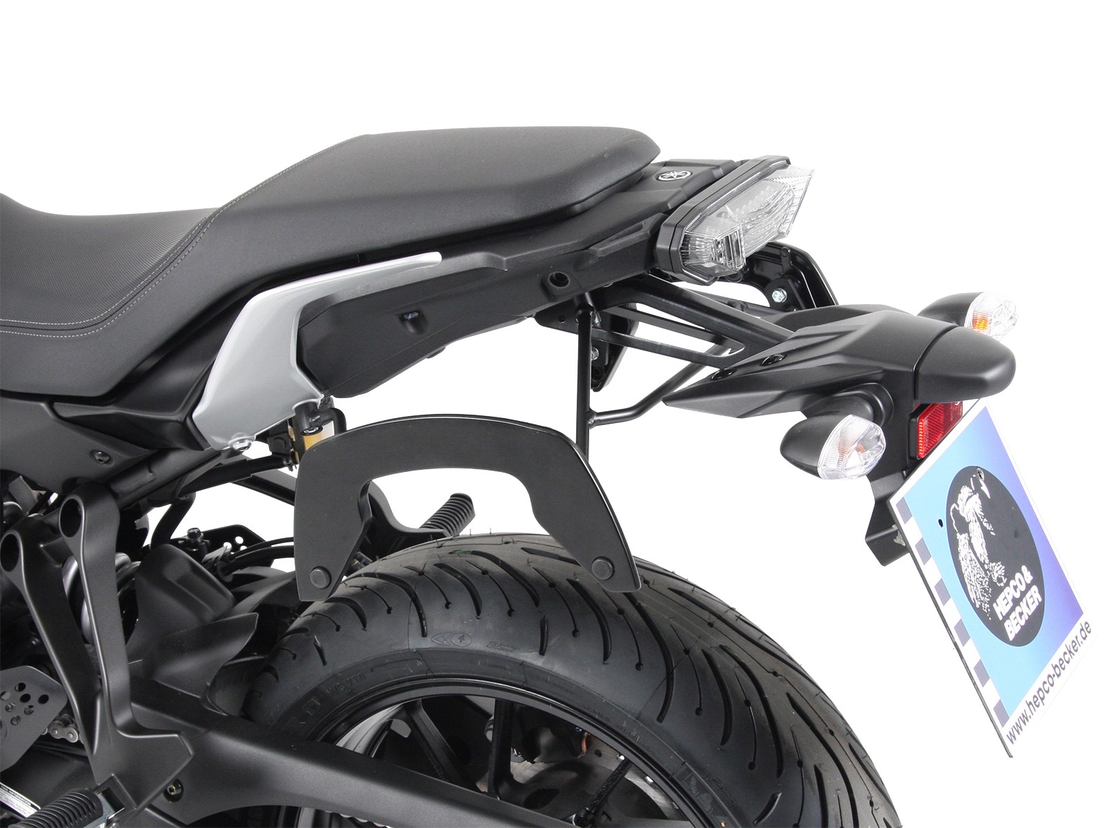 C-Bow Seitenträger schwarz für Yamaha Tracer 700 / Tracer 700 GT (Bj.16-) Hepco & Becker