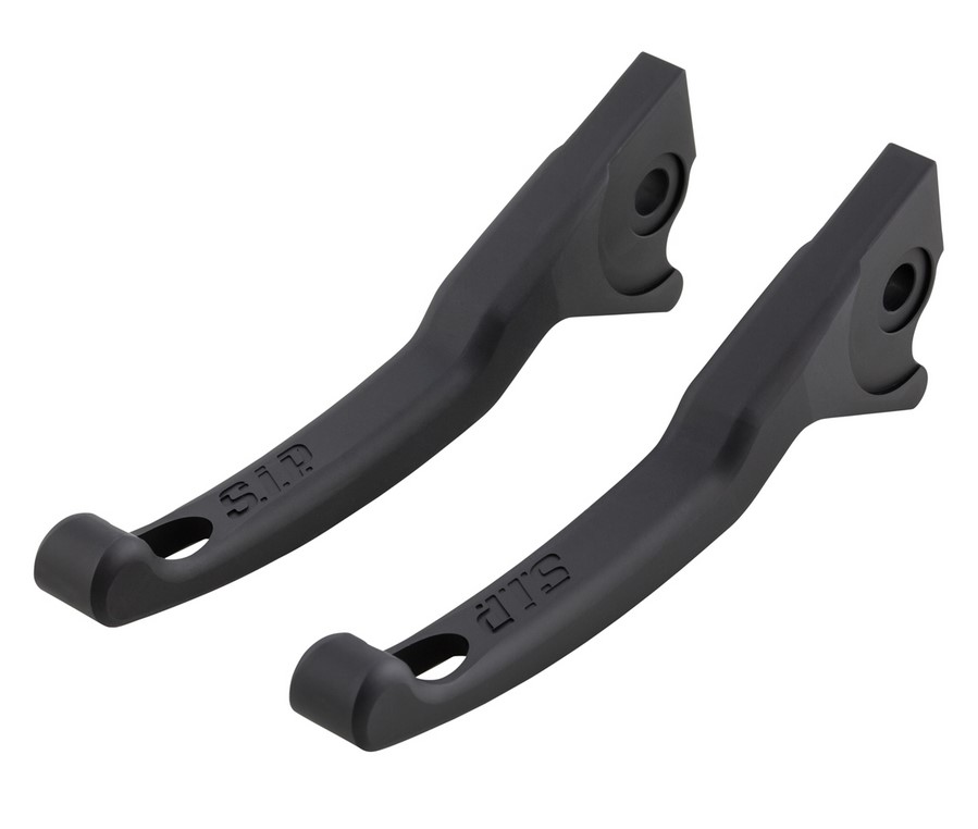 Sporthebel Set Bremse Shorty für Vespa, rechts und links, schwarz matt