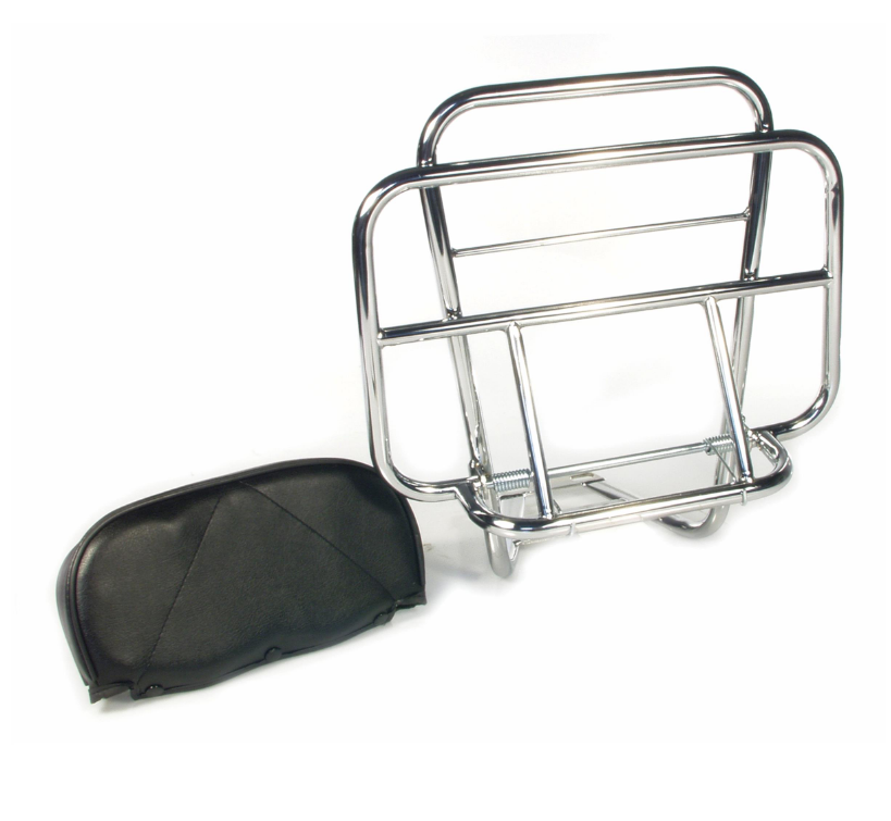 Gepäckträger hinten für Vespa PX 80-200ccm, klappbar, chrom