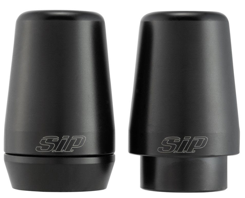 Lenkerendengewichte für Vespa GTS/​GTS Super/​GTV/​GT 60/​GT/​GT L 125-300ccm, schwarz matt