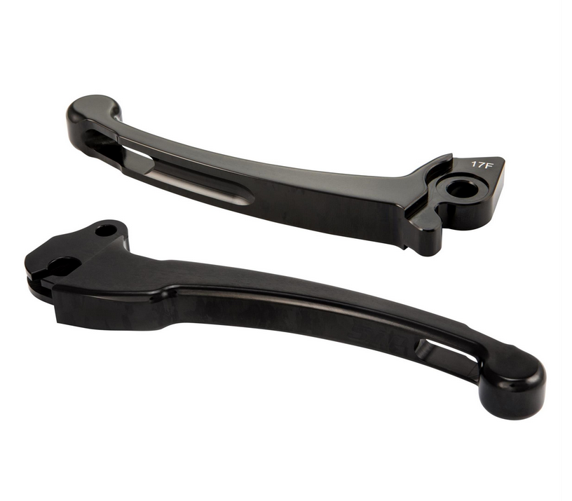 Sporthebel Set Kupplung/Bremse für Vespa PX 125-200ccm, HBZ Grimeca, rechts/links, schwarz