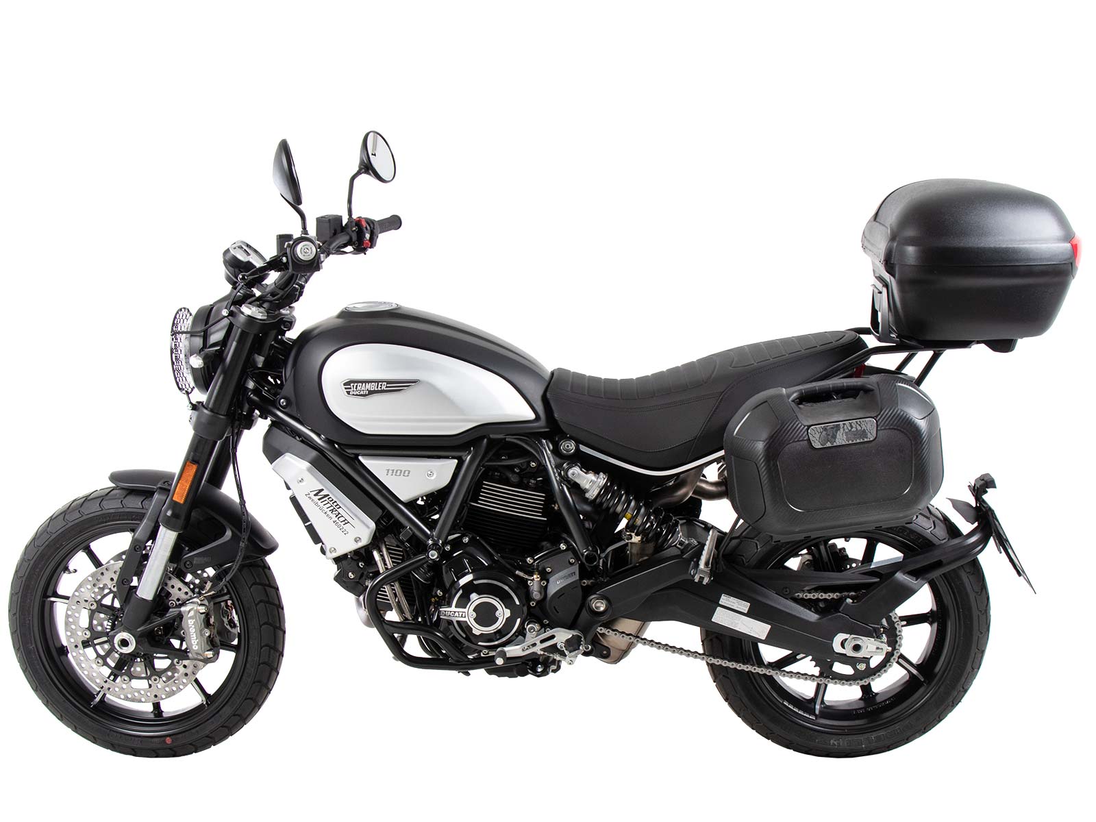 Alurack Topcaseträger schwarz für Ducati Scrambler 1100 Dark Pro /Pro /Sport Pro (21-24)