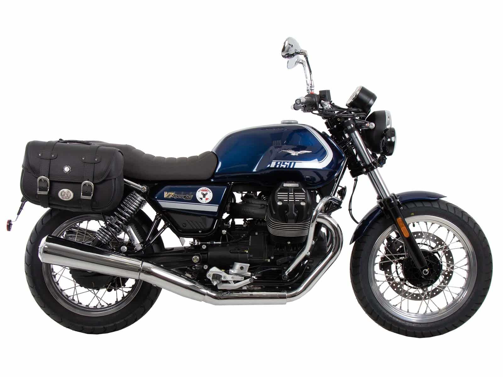 C-Bow Seitenträger chrom für Moto Guzzi V7 850 Special/Stone/Centenario (21-24) Hepco & Becker