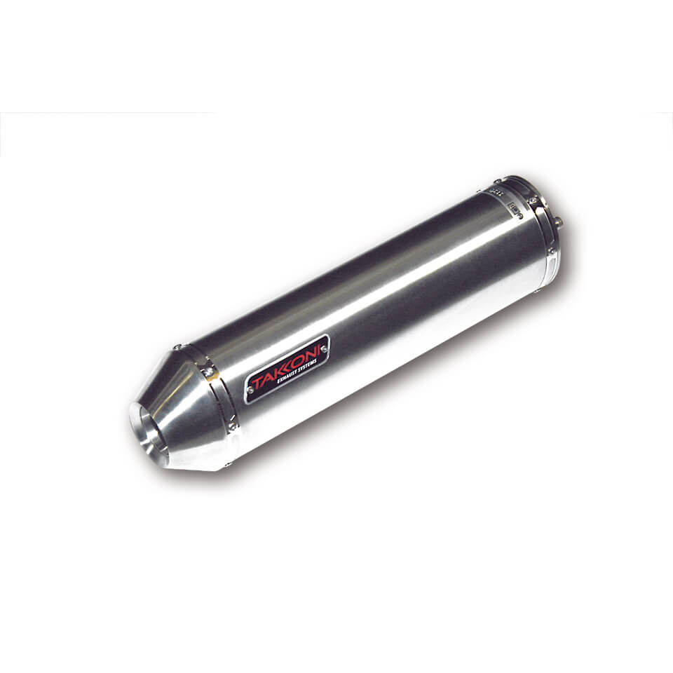 Takkoni Endtopf Honda CBF 500, Edelstahl silber, E-geprüft